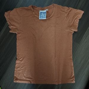 Jungmaven terracotta Lorel hemp tee size xs